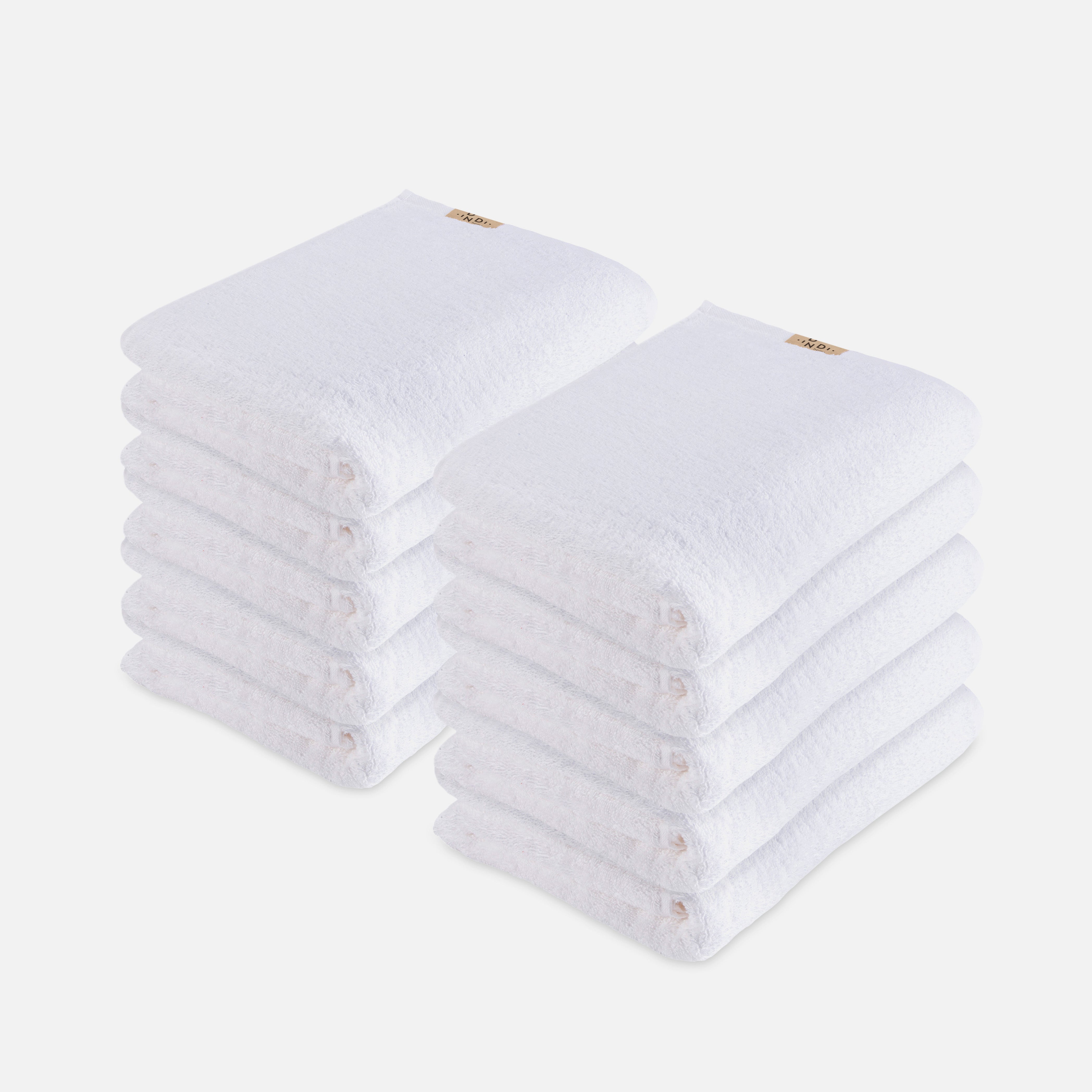 Badlaken Soft Beauty Uni Set van 10 stuks 70x140cm