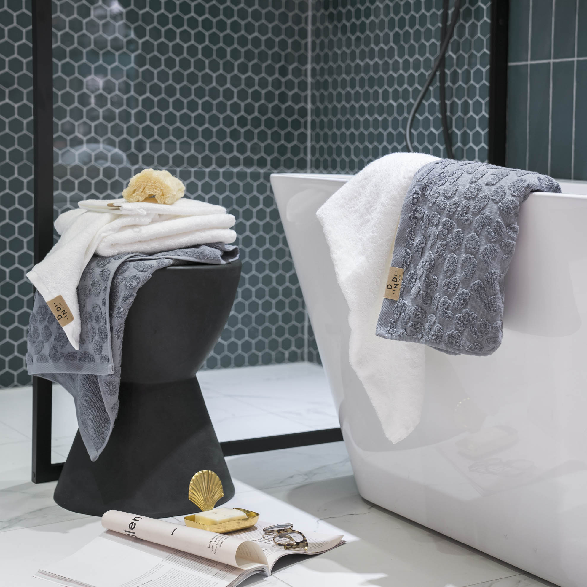 Badlaken Soft Beauty Set van 10 stuks 70x140cm