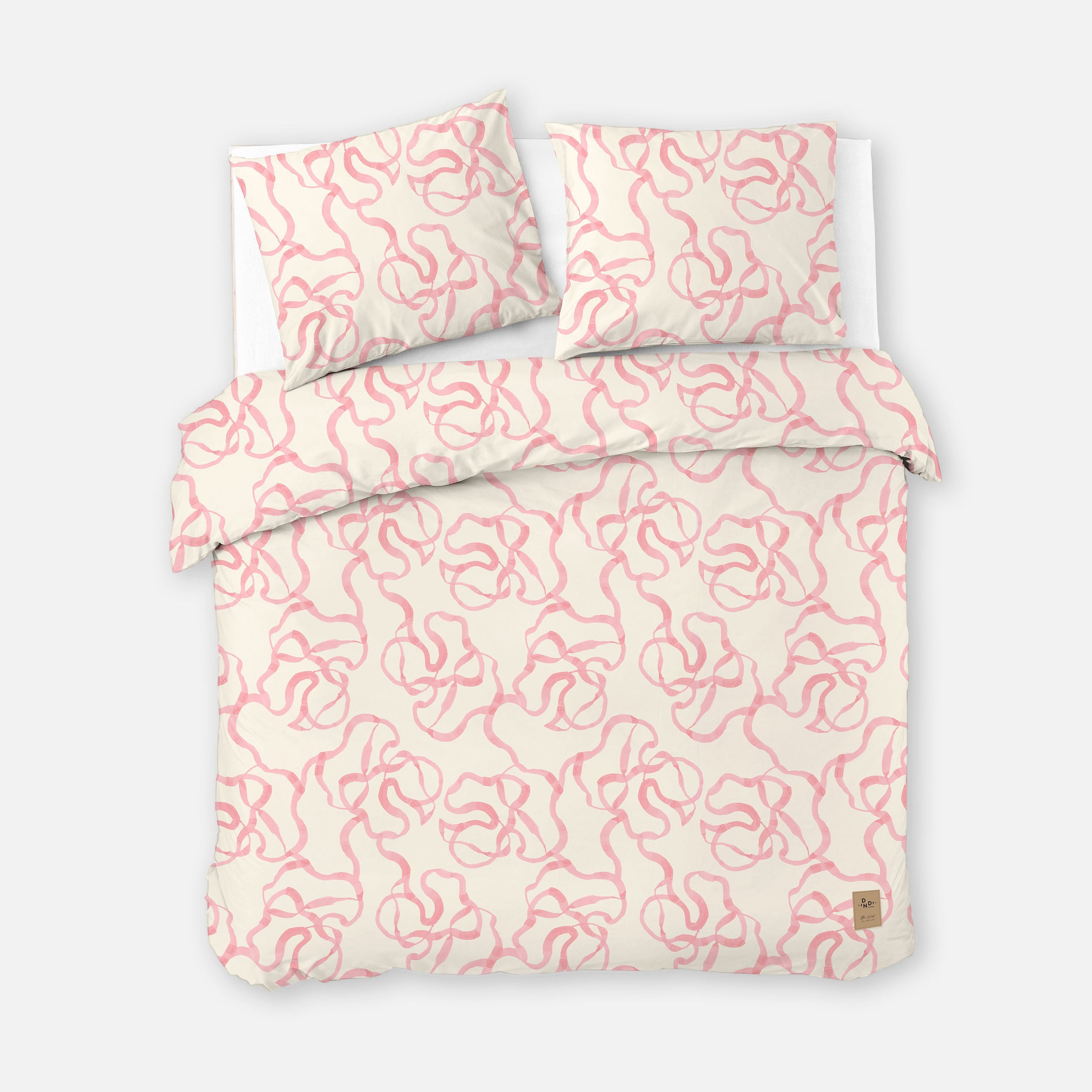 Dekbedovertrek Pink Party Off White / Roze