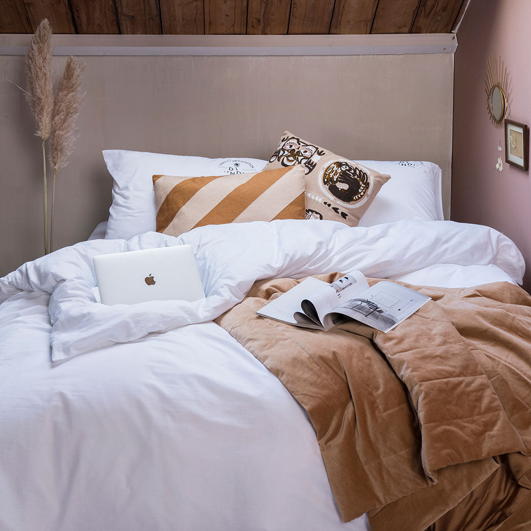 Dekbedovertrek Plain Beauty Wit