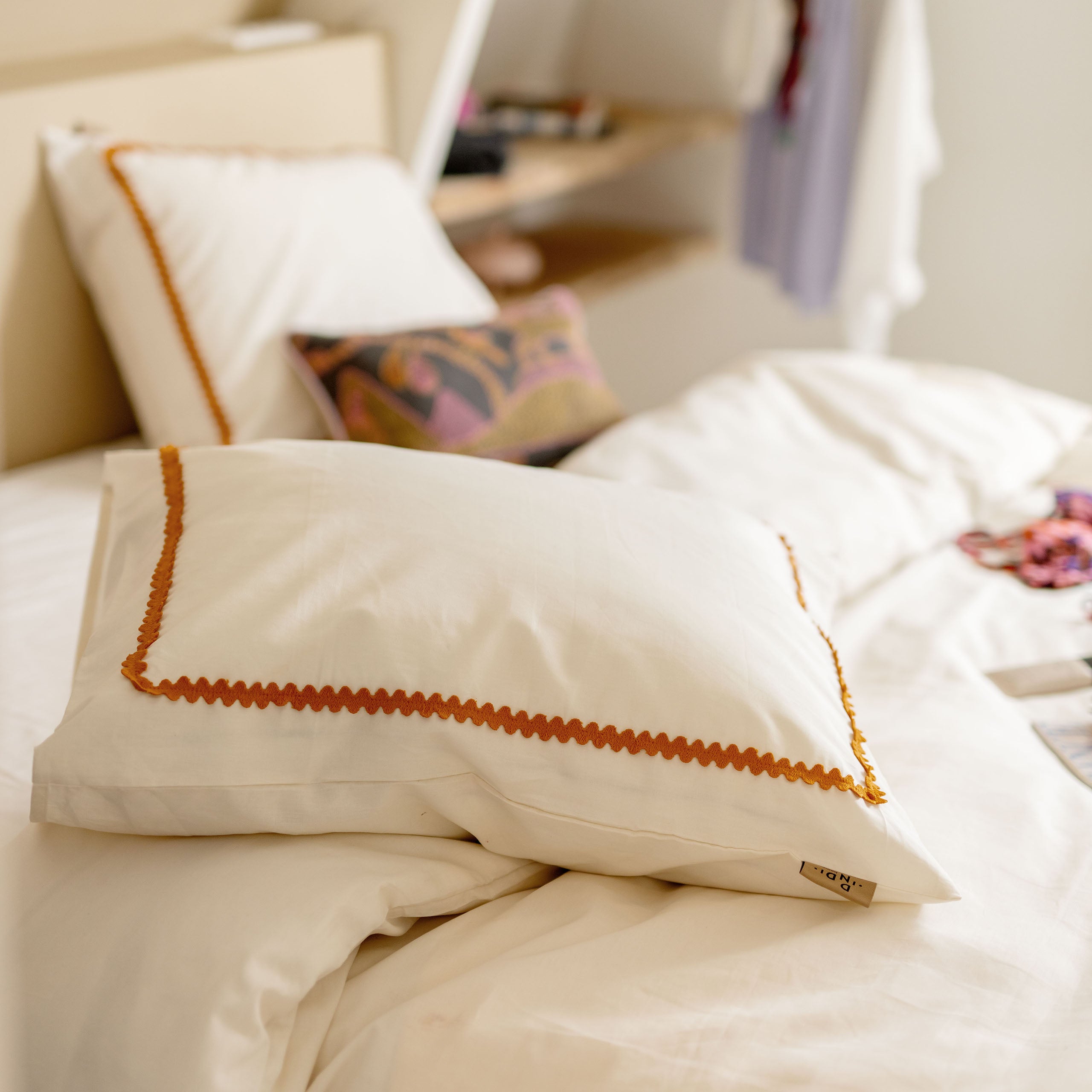 Dekbedovertrek Sunset Waves Off White