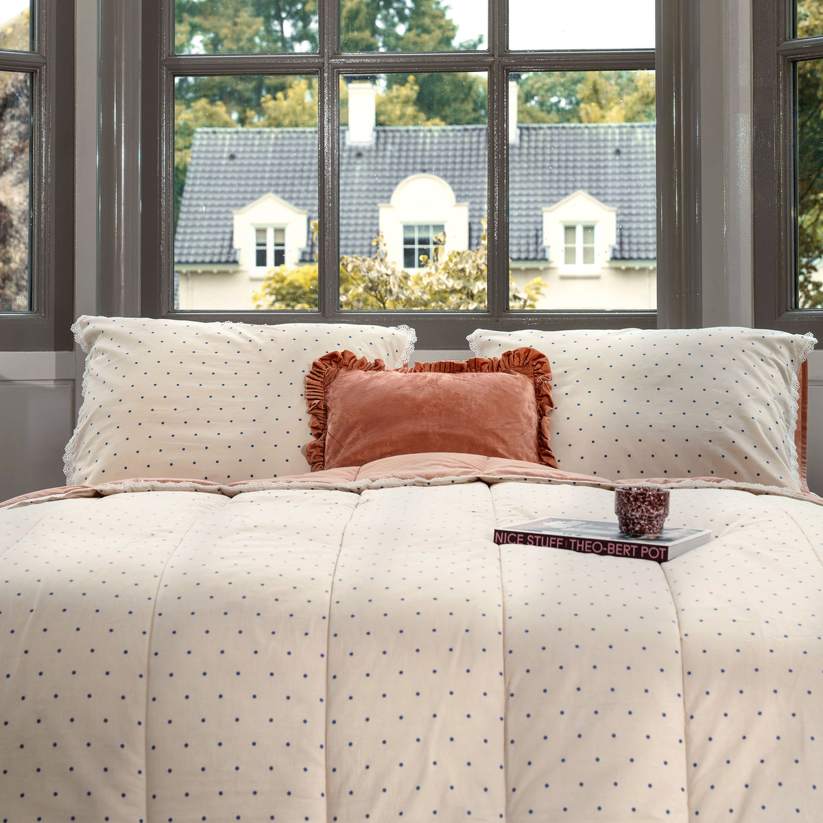 Dekbed zonder overtrek - Sweet & Sassy - Zand / Terracotta