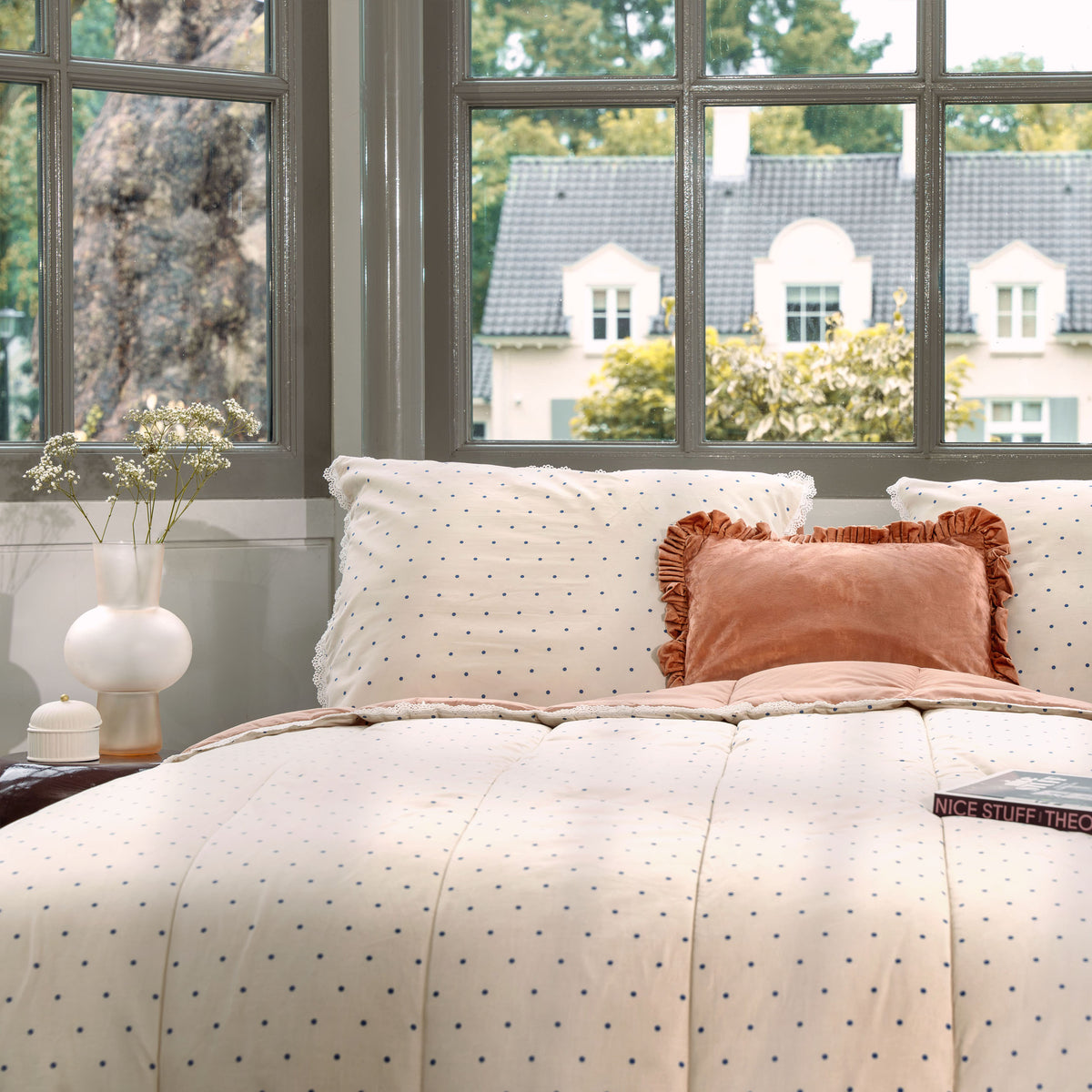 Dekbed zonder overtrek - Sweet & Sassy - Zand / Terracotta
