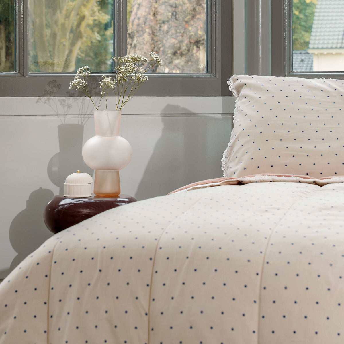 Dekbed zonder overtrek - Sweet & Sassy - Zand / Terracotta