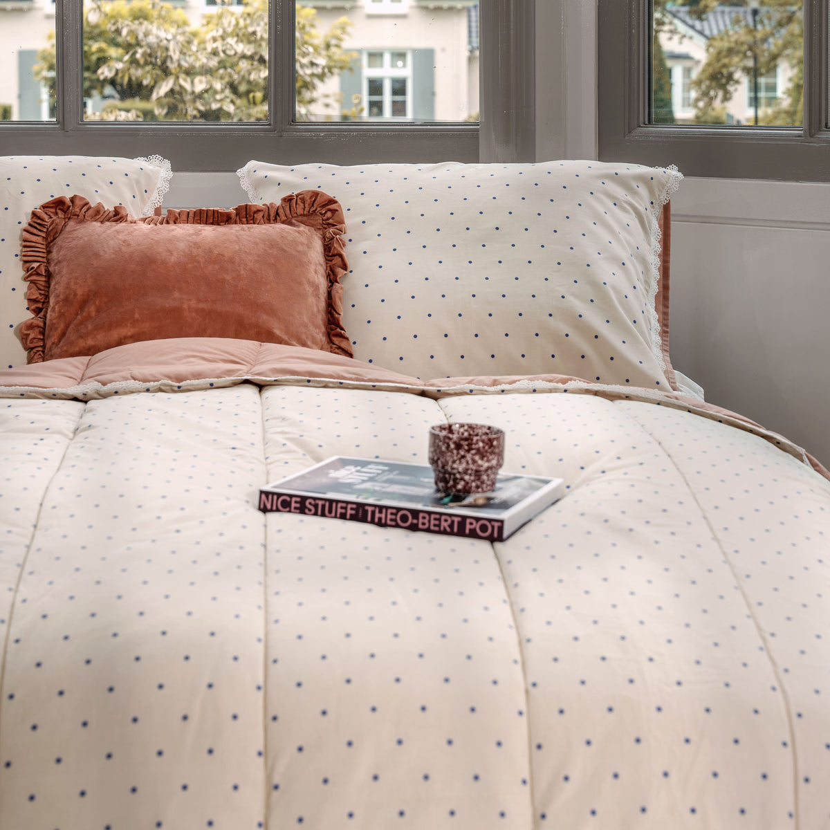 Dekbed zonder overtrek - Sweet & Sassy - Zand / Terracotta